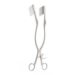 Retractor with Hinged Sharp Blades – 7x7 Teeth